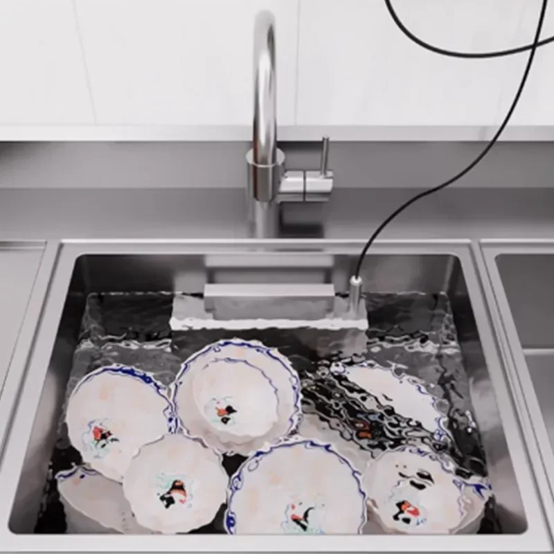 Elettrodomestici Lavastoviglie ad ultrasuoni automatico Canti commerciali Ristoranti di ristorazione Piccole lavandini da ristorante ad ultrasuoni facili