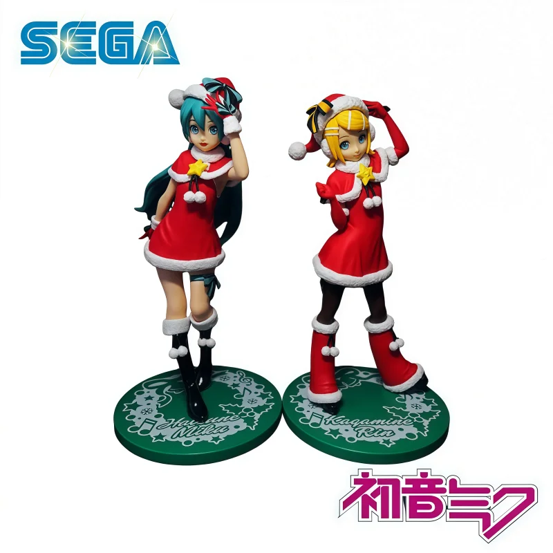 在庫あり-100-オリジナル-sega-初音ミク-鏉音リン-初音ミク-アクションフィギュア-モデル人形-新品-boexd-アニメキャラクター