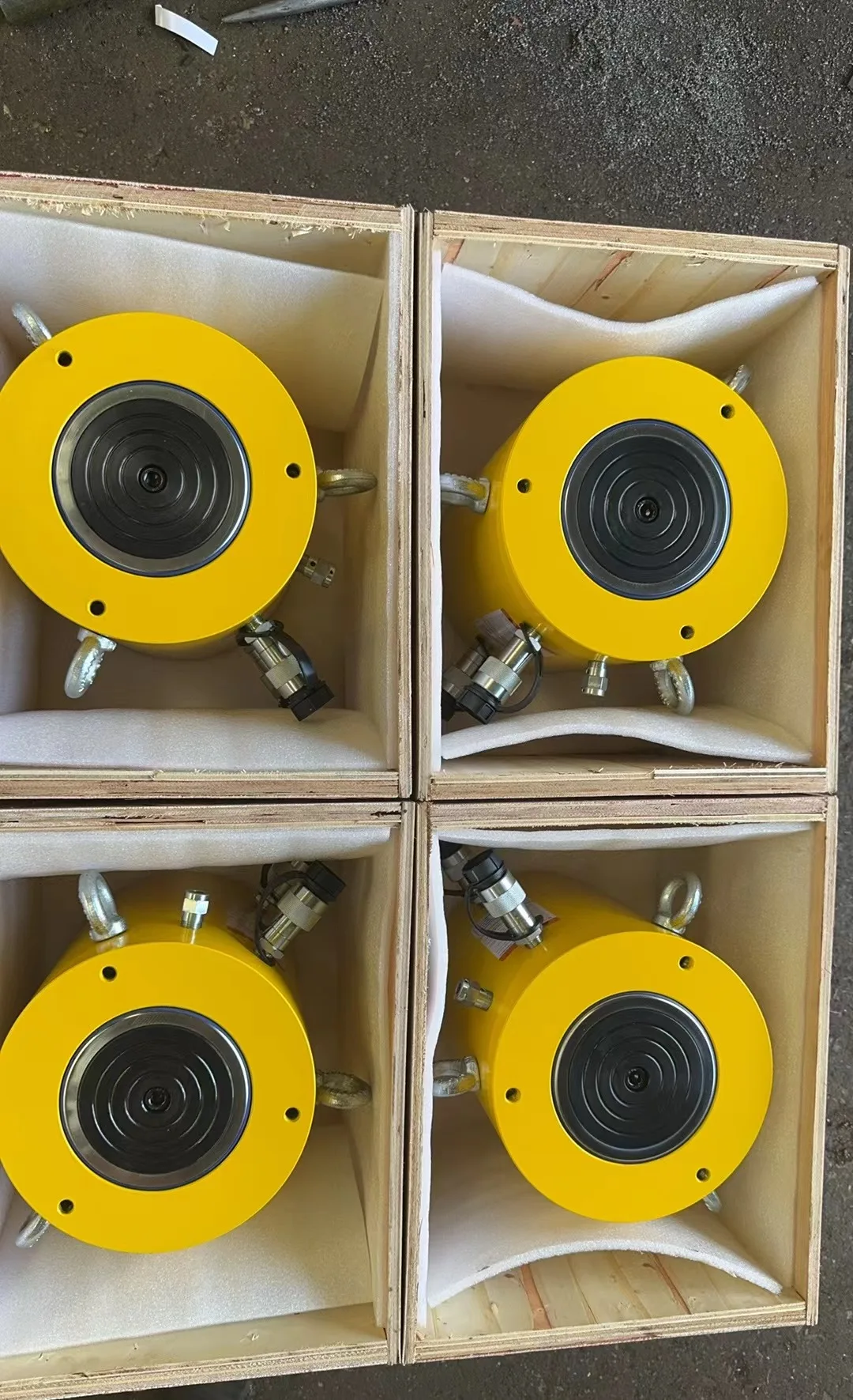 CLRG-5010 Certificato CE Enerpac Equivalente 50 tonnellate 10" Corsa Cilindro con martinetto di sollevamento idraulico pesante a doppio effetto