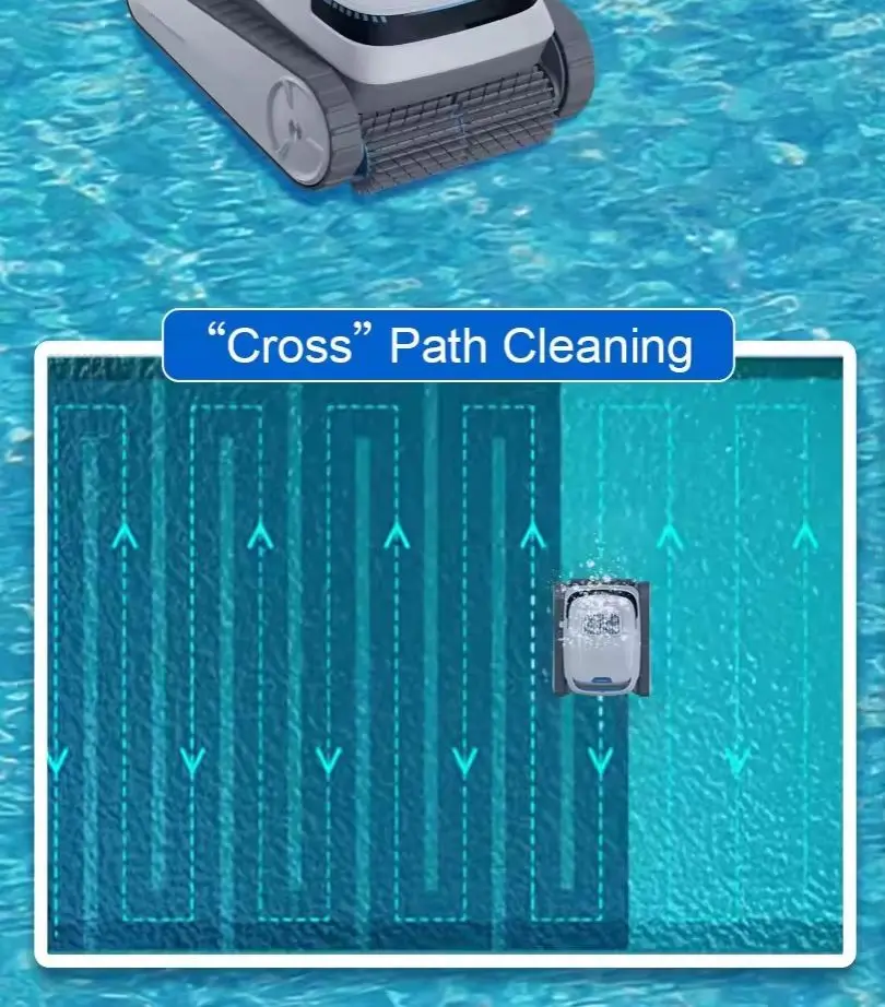 Under-ground Swimming Pool Cordless Robotic Pool Cleaners Wireless Robot Pool Cleaner
