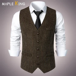 Steampunk Hombre Medieval Vest for Men Suits Wedding Waistcoat Vinatge Striped Medieval Masculino Colete Cowboy Mens Dress Vest