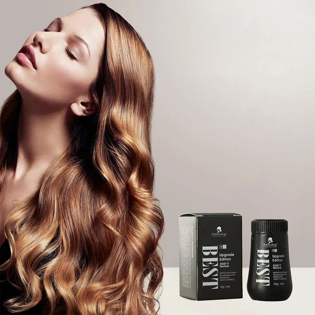 10g Haar flauschigen Puder Haarschnitt Design erhöhen Haar volumen Frizz feste dauerhafte Modell erfrischende Männer Haars tyling Puder mit Box