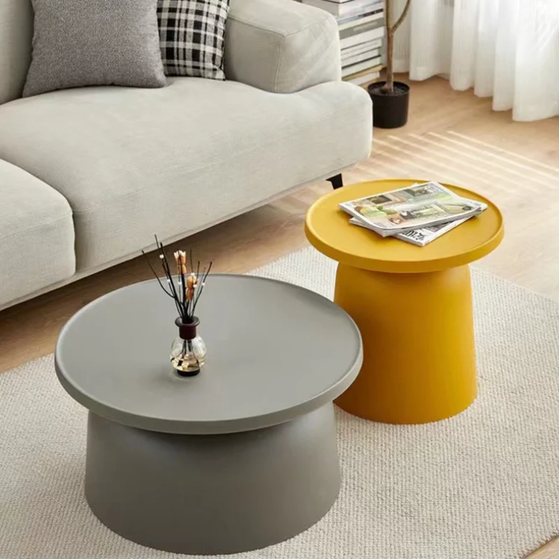 Nordic Mushroom Small Coffee Table, Small Balcony, Living Room Coffee Table, Simple Modern Plastic Mini Side Table Side Table