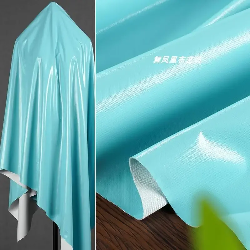 

Мягкий смайлик, четырехсторонняя эластичная яркая модная ткань из искусственной кожи, торжественное платье, кожаная юбка, одежда COS, оптовая продажа, тканевый швейный метр