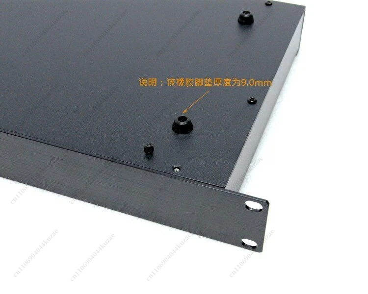 19 Inch 1U Standard Rack Mount Chassis, Custom Sheet Metal Industrial Control Plug-in Box view 4
