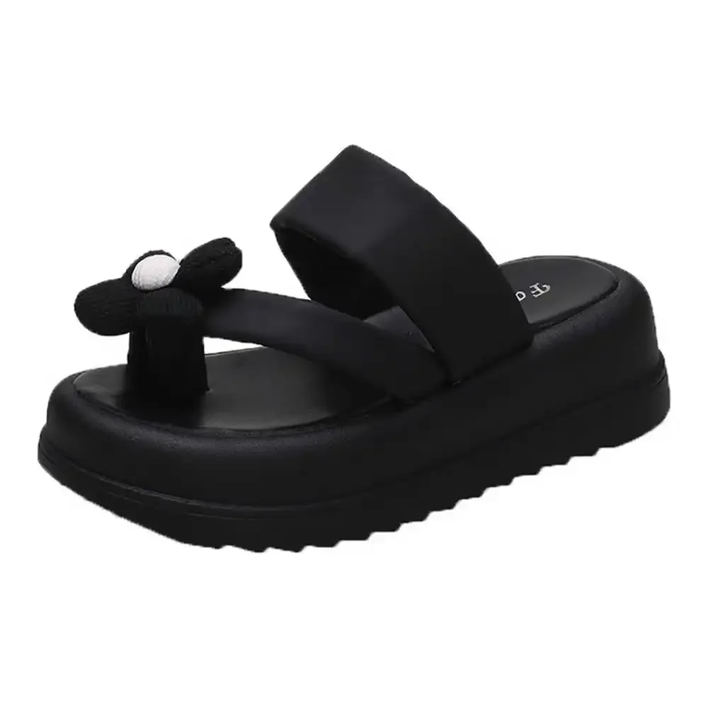 Beach Bath Sunflowers Summer Women's Flip Flops Slippers Comfortable Sandals Women Shoes Low Boots Sneakers Sport Holiday