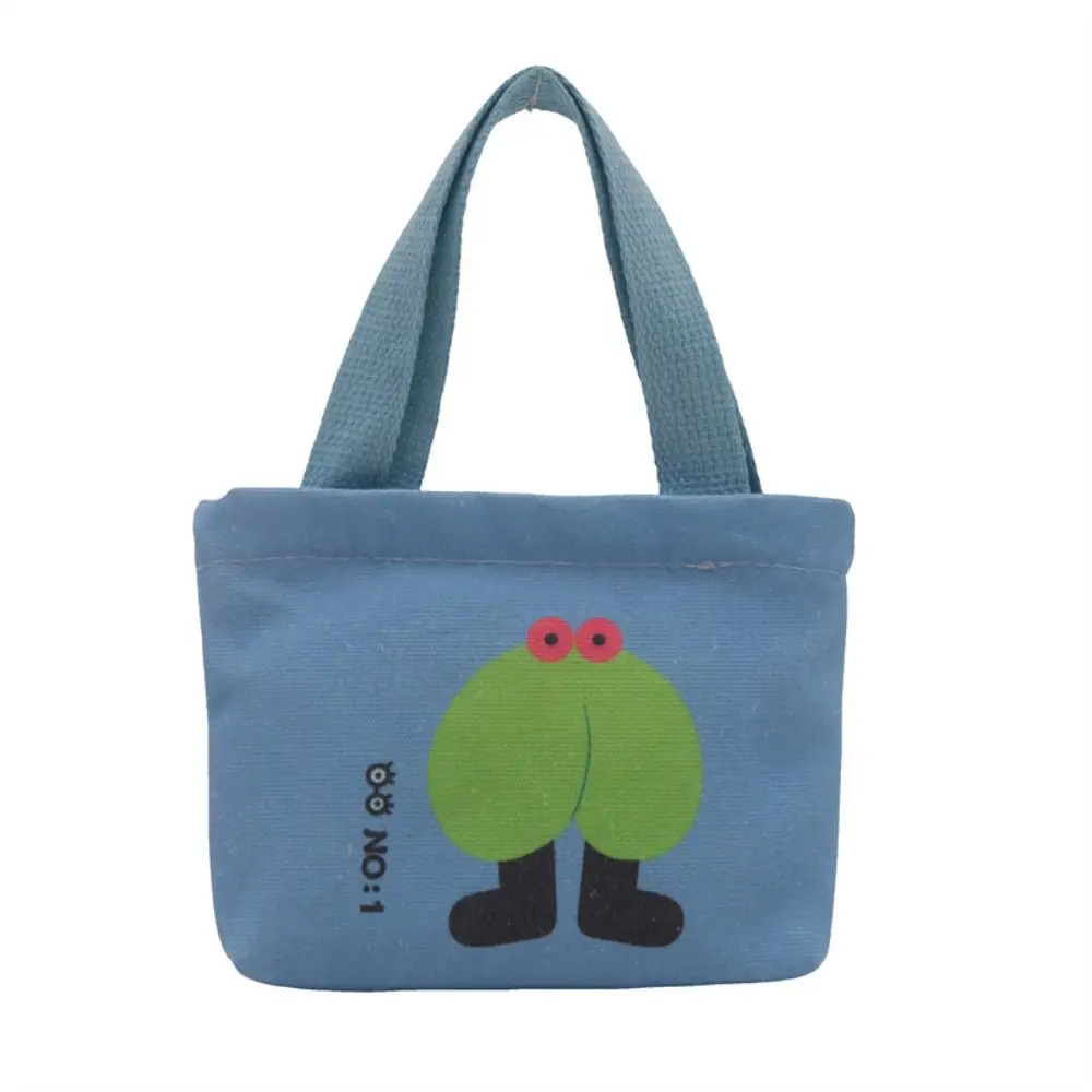 

Cute Mini Canvas Bag Small Bags Korean Style Women's Handbag Hand Snack Bag Tote Bag