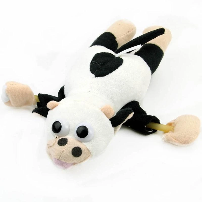 

090B Flying Monkey Chicken Duck for Frog Cow Screaming Flying Fun Plush Toy