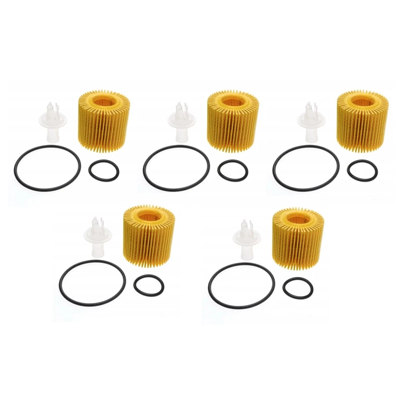 5X Engine Oil Filter For Toyota LEXUS Prius Scion 1.8L 04152-YZZA6 / 04152-B1010 / 04152-YZZA7 / 04152-40060