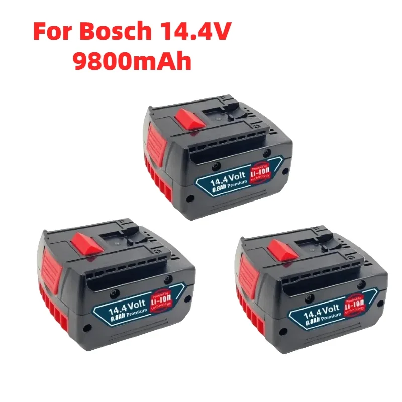 

10000mah Battery for Bosch 14.4V Power Tool Replacement Lithium-Ion 10Ah Rechargeable Battery for GBH GDR GSR1080 DDS180 BAT614G