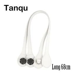 Tanqu Long Edge Painting D Buckle Round Teardrop End Handles Faux Leather Handles for OBag Belt for EVA O Bag