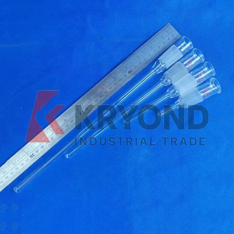 200mm 24/29 Bevel-Seal Inlet Adapter 20cm Thermometer Sleeve Jacket Tube for Standard Ground Mouth Original Product