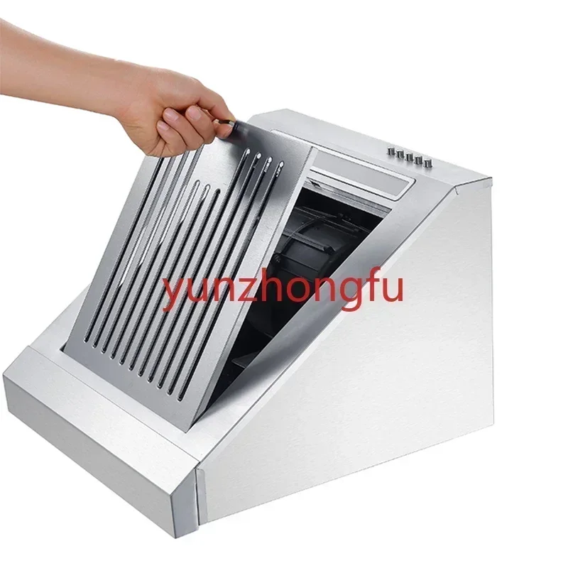 Mini hotte de cuisine à aspiration latérale, panneau en acier inoxydable, ventilateur domestique, 400mm, hotte de cuisine, 220V