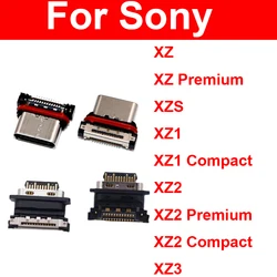 Micro USB Charging Port For Sony XZS XZ Premium XZ1 Compact XZ2 Premium XZ2 Compact XZ3 Mini USB Charger Dock Connector Parts