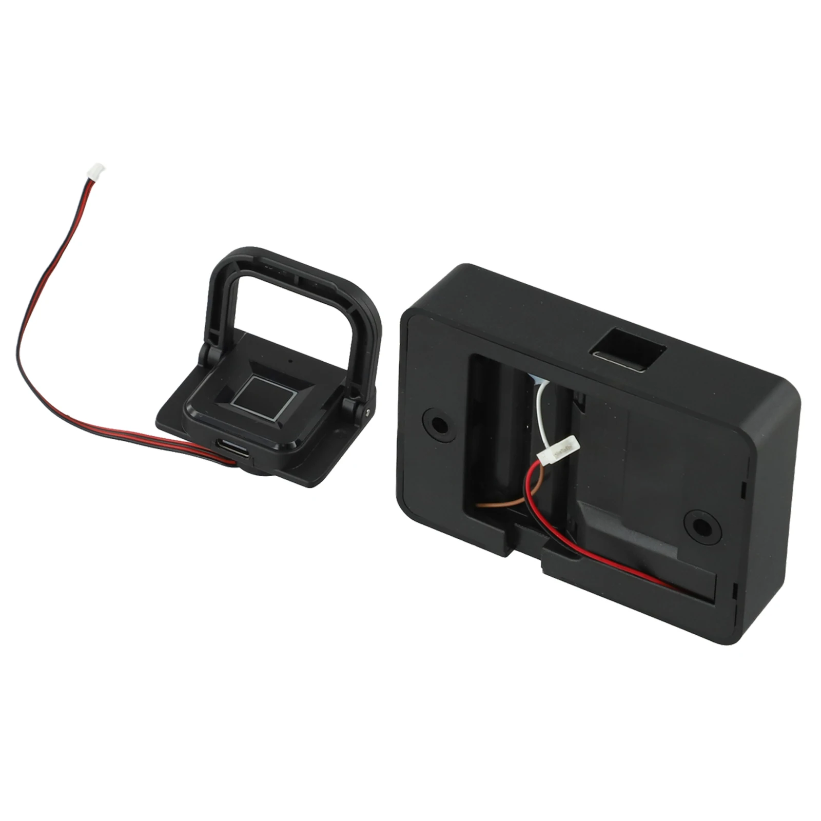 Biometric Fingerprint Lock Black Keyless Cabinet Lock Smart Drawer Locks Fingerprint Recognition Biometric Lock For Cabinets