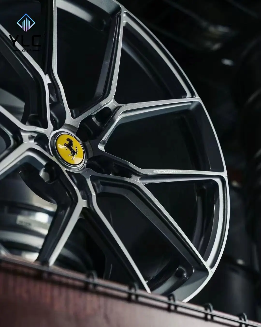 YLC personalizado de alta qualidade liga de alumínio rodas de carro jantes 18 19 cubo de roda forjado de 20 polegadas