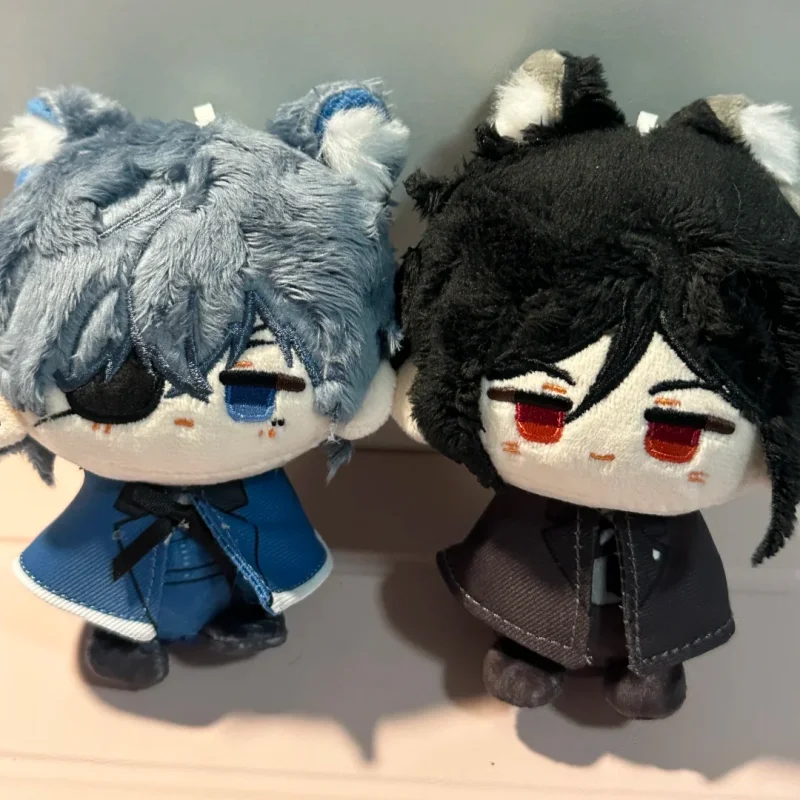 Novo 12cm anime preto mordomo pelúcia ciel phantomhive sebastian · michaelis chaveiro macio mochila decoração brinquedos de natal presentes