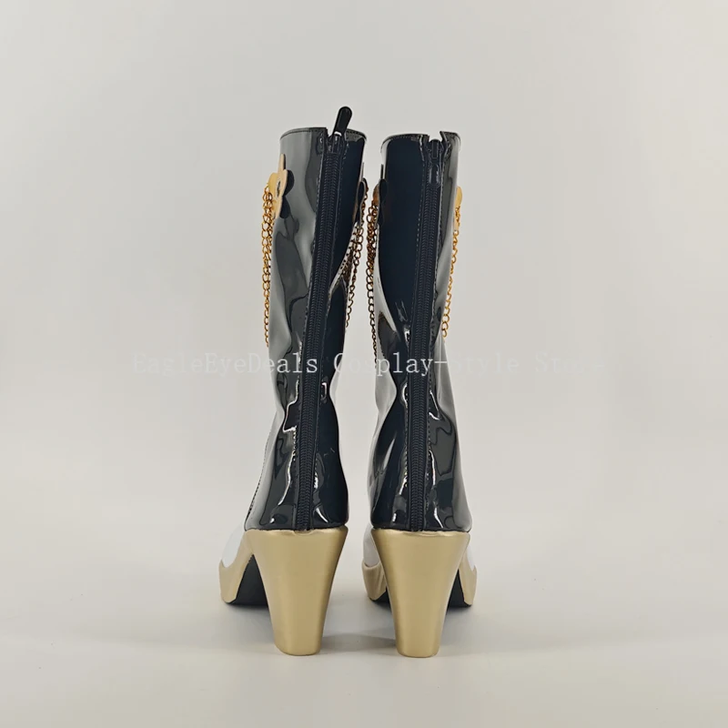 KPop Demon Hunters HUNTRX Mira, zapatos de disfraz, botas de piel sintética hechas a mano, botas de Anime para fiesta de Carnaval y Halloween, zapatos de utilería