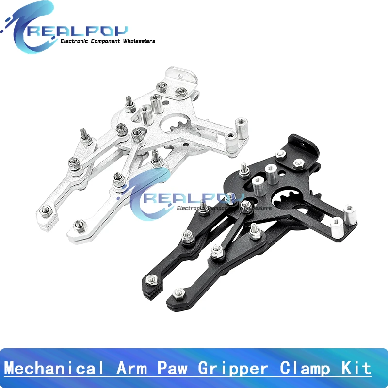 Robot Manipulator Metal Alloy Mechanical Arm Paw Gripper Clamp Claw Kit MG995 MG996R for Arduino Robotic Education