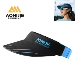 AONIJIE E4113 Adjustable Men and Women Summer Sports Wide Sun Visor Cap Hat for Beach Golf Fishing Marathon Running Cycling