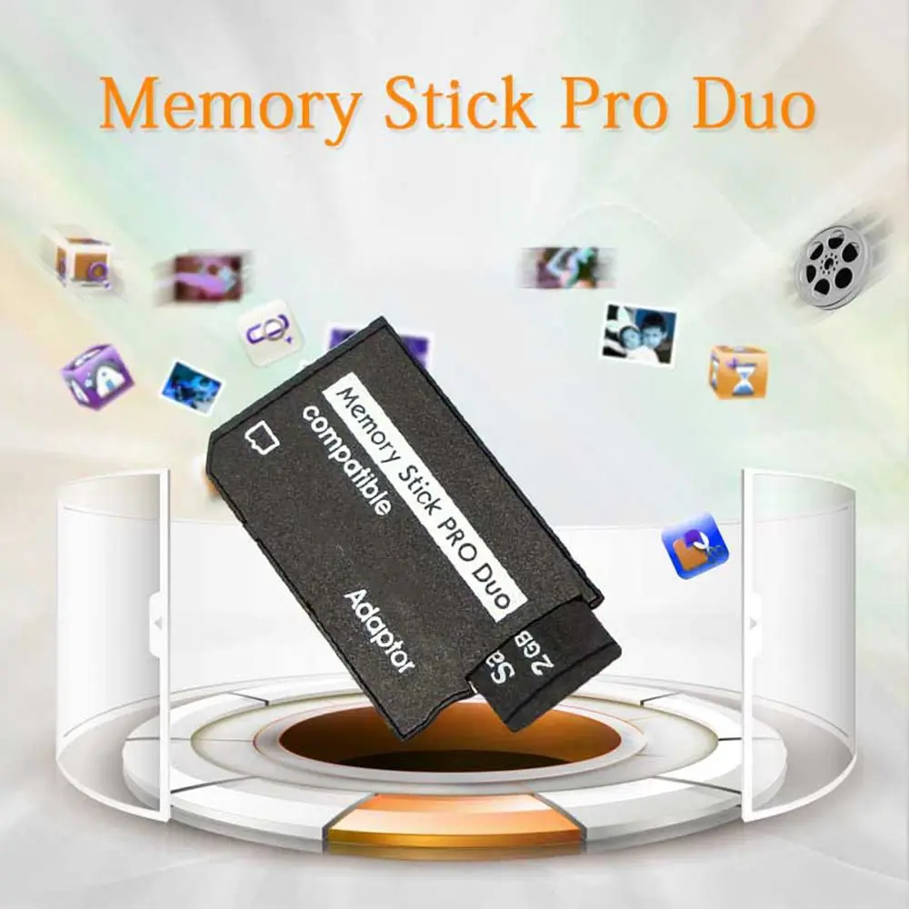 Storage PRO DUO Adapter Memory Stick Adaptor TF to MS Card Case