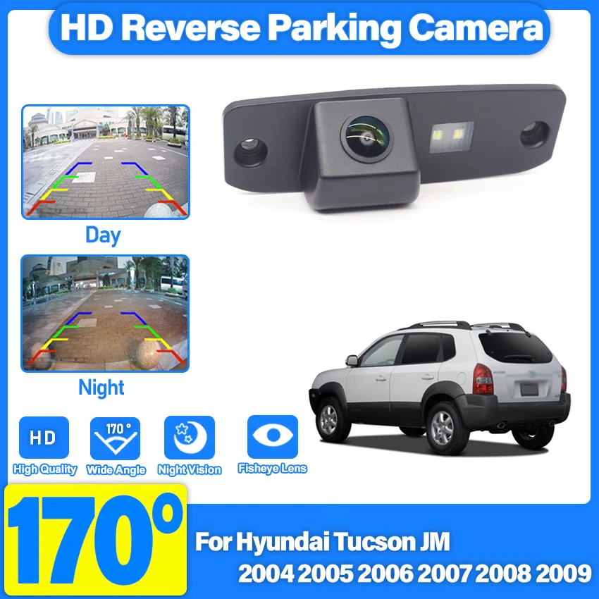 

Камера заднего вида с объективом рыбий глаз CCD HD для Hyundai Tucson JM 2004 2005 2006 2007 2008 2009