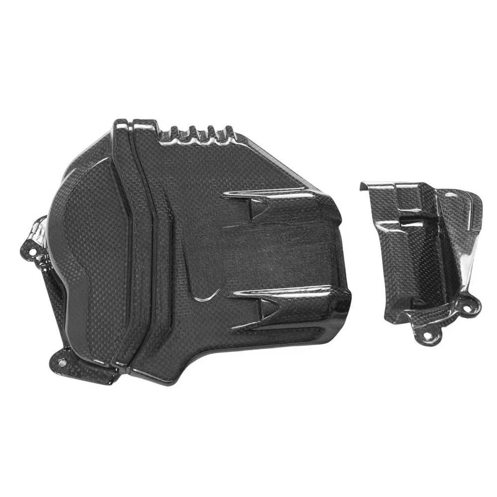 Carbon fiber engine head cover anti-scalding
