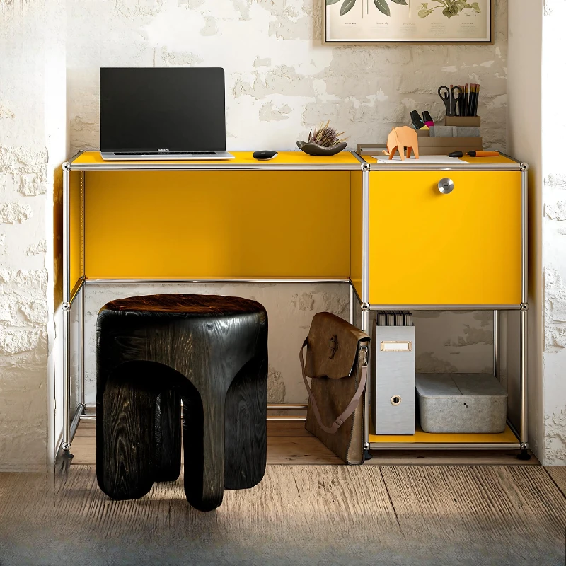 

USM Narrow Cabinet USM Narrow Side Cabinet Modular Cabinet Extremely Narrow Bauhaus Desk Dresser 304 Stainless