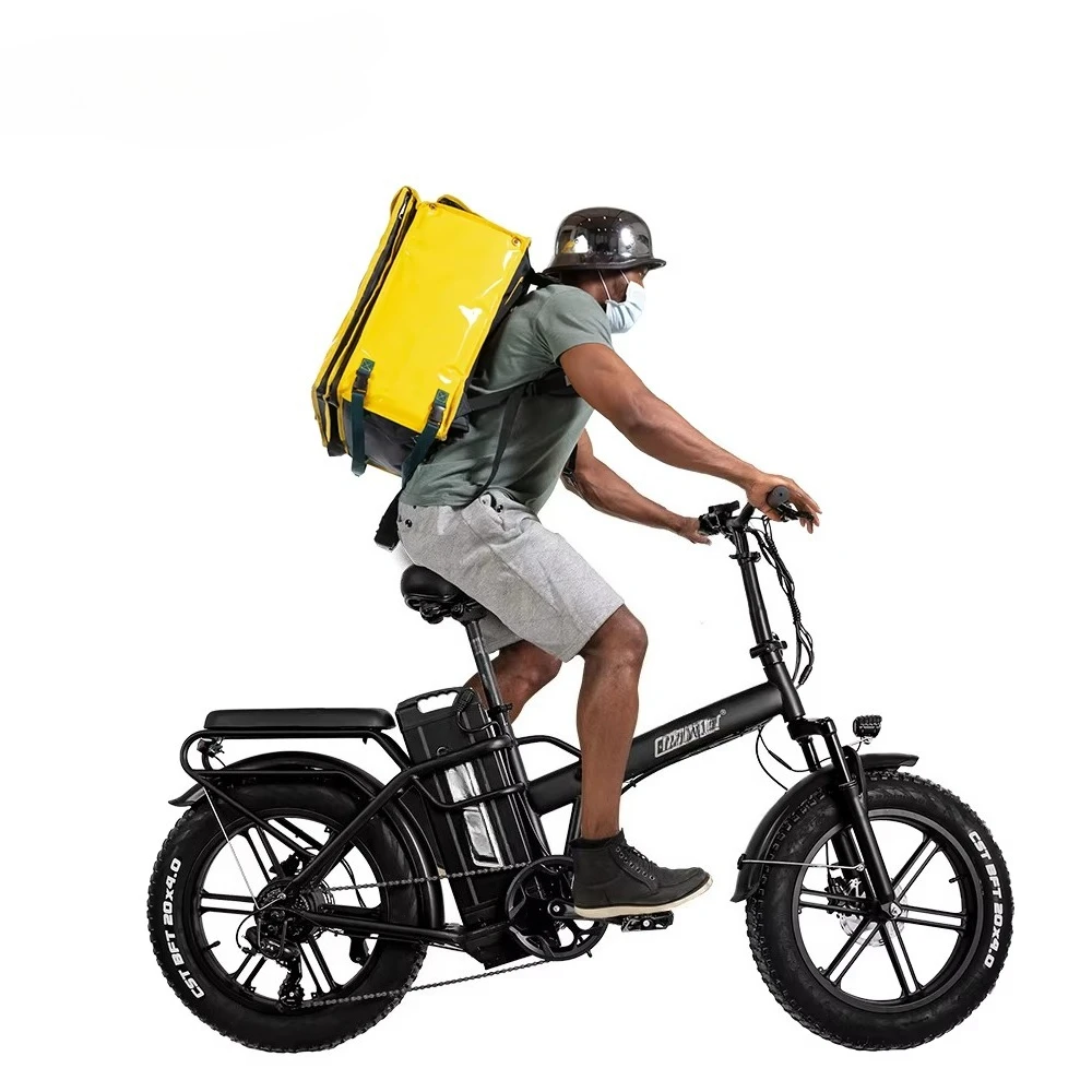

Food delivery bike electric 48v750w fat bike electric bike remote Velo