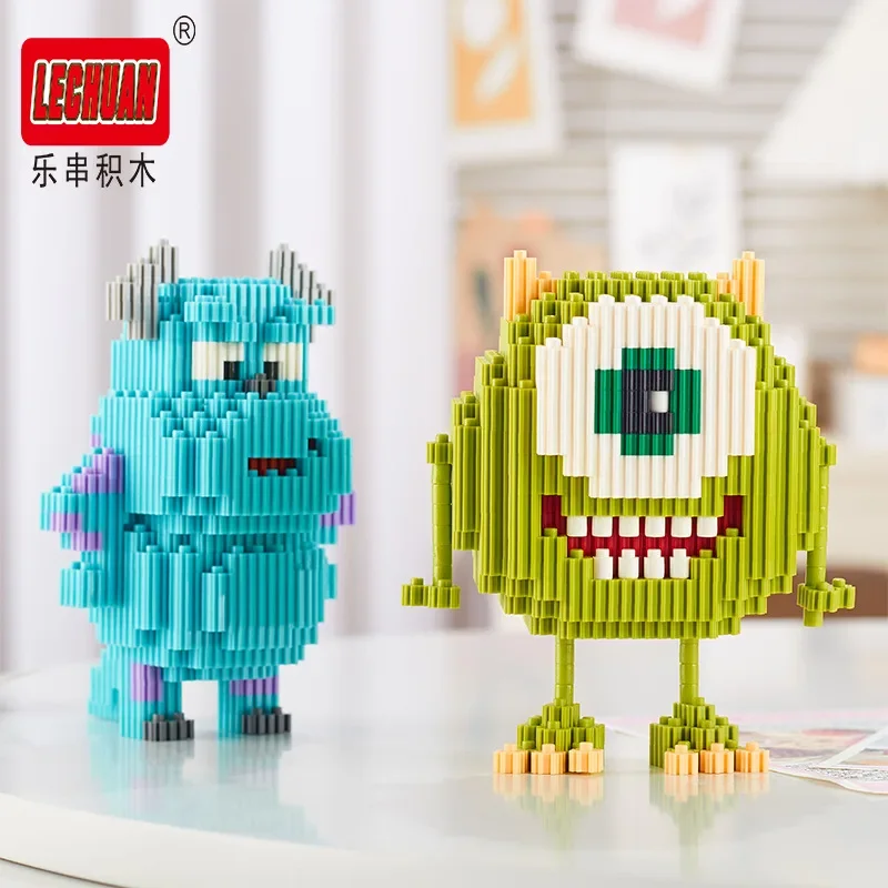 Linkgo Connection blocs de construction Monster University James Mike modèle Anime Mini brique Figure jouet pour cadeau de noël