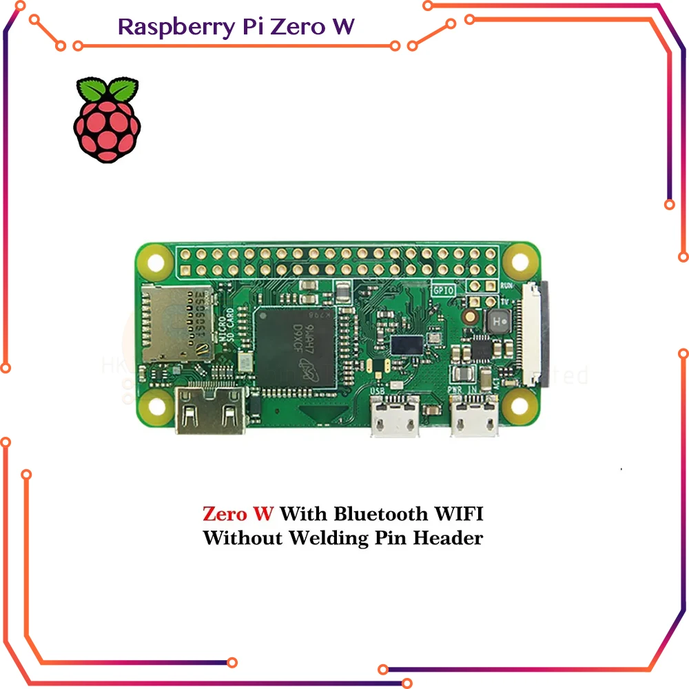 Raspberry Pi Zero 2W / W / WH /2WH WIFI Bluetooth Board with 1GHz CPU 512MB RAM Raspberry Pi Zero Version 1.3