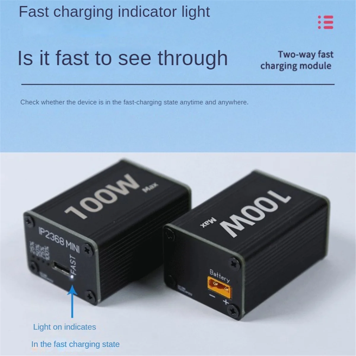 Módulo de carga rápida bidireccional eficiente Módulo de carga rápida de protocolo completo