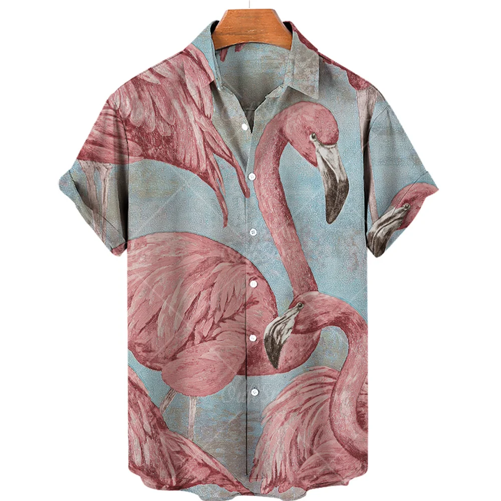 Camisa de manga curta com estampa floral masculina, estilo havaiano, tamanho grande impresso em 3D, harajuku, rockabilly, anime macabi, luxo,