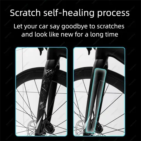 Protector de Cuadro de Bicicleta de Carretera de TPU, Adhesivo Protector de Bicicleta de Montaña Resistente a Arañazos, Película Protectora Universal para Bicicletas