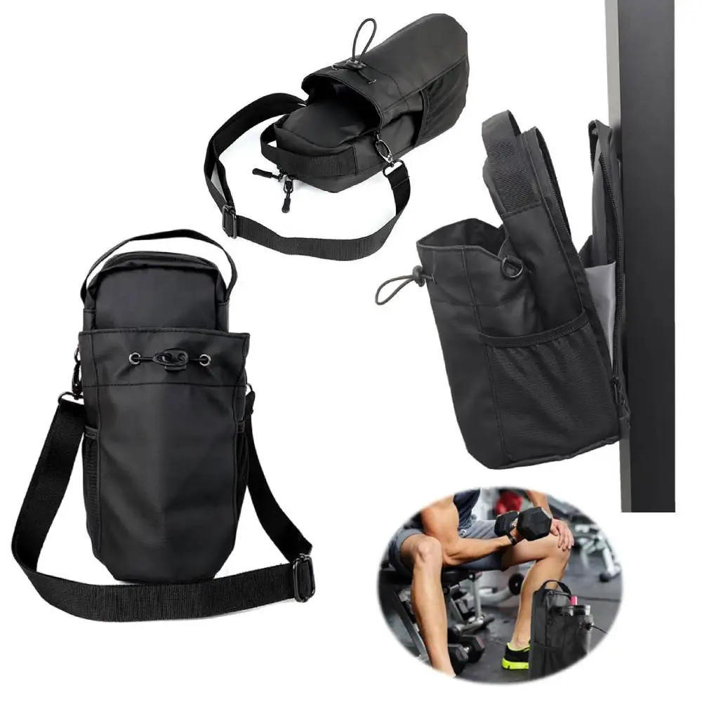 

Magnetic Gym Bag Crossbody Water Bottle Pouch Phone Holder Water Bottle Carrier Bag for Men Women Fitness Travel Sports