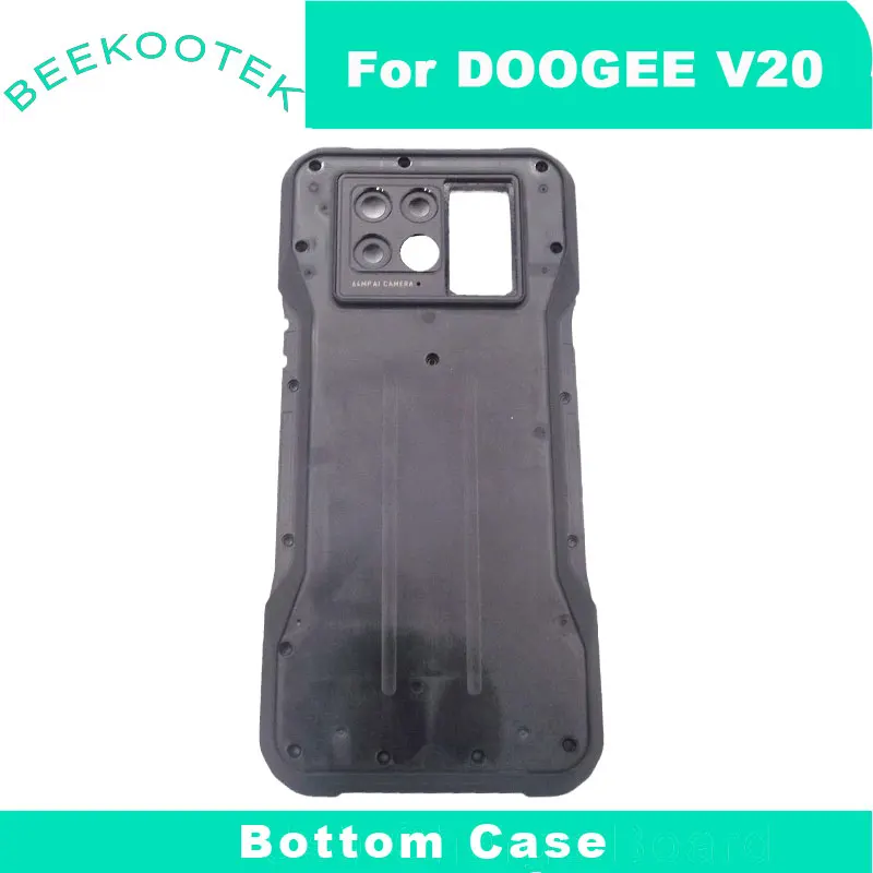 Original DOOGEE V20 Bottom Case+Battery Cover Composite Back Cover+Adhesive Repair Replacement Accessories Parts For Doogee V20