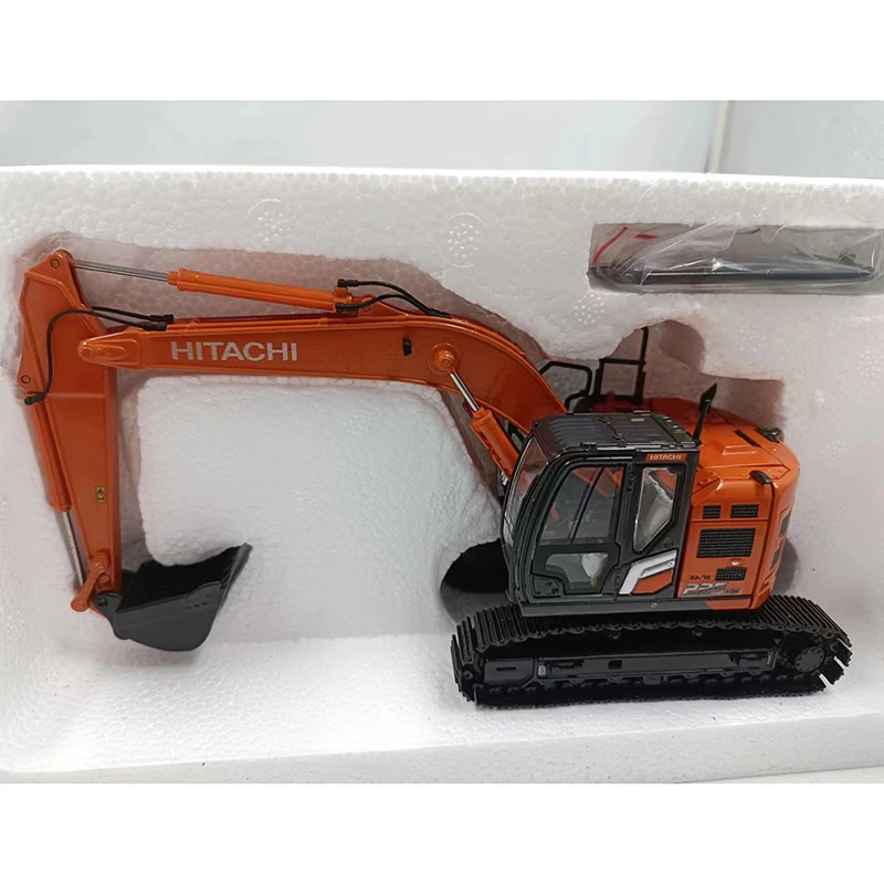 Diecast 1:50 Scale HITACHI ZAXIS ZX135US-7 Excavator Alloy Car Model Collection Souvenir Display Ornaments