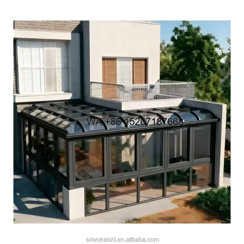 Wmwmnu for Wmwmnu Residential Park Conservatory Aluminum Alloy Frame Double Tempered Low-E Glass Thermal Insulated Soundproof