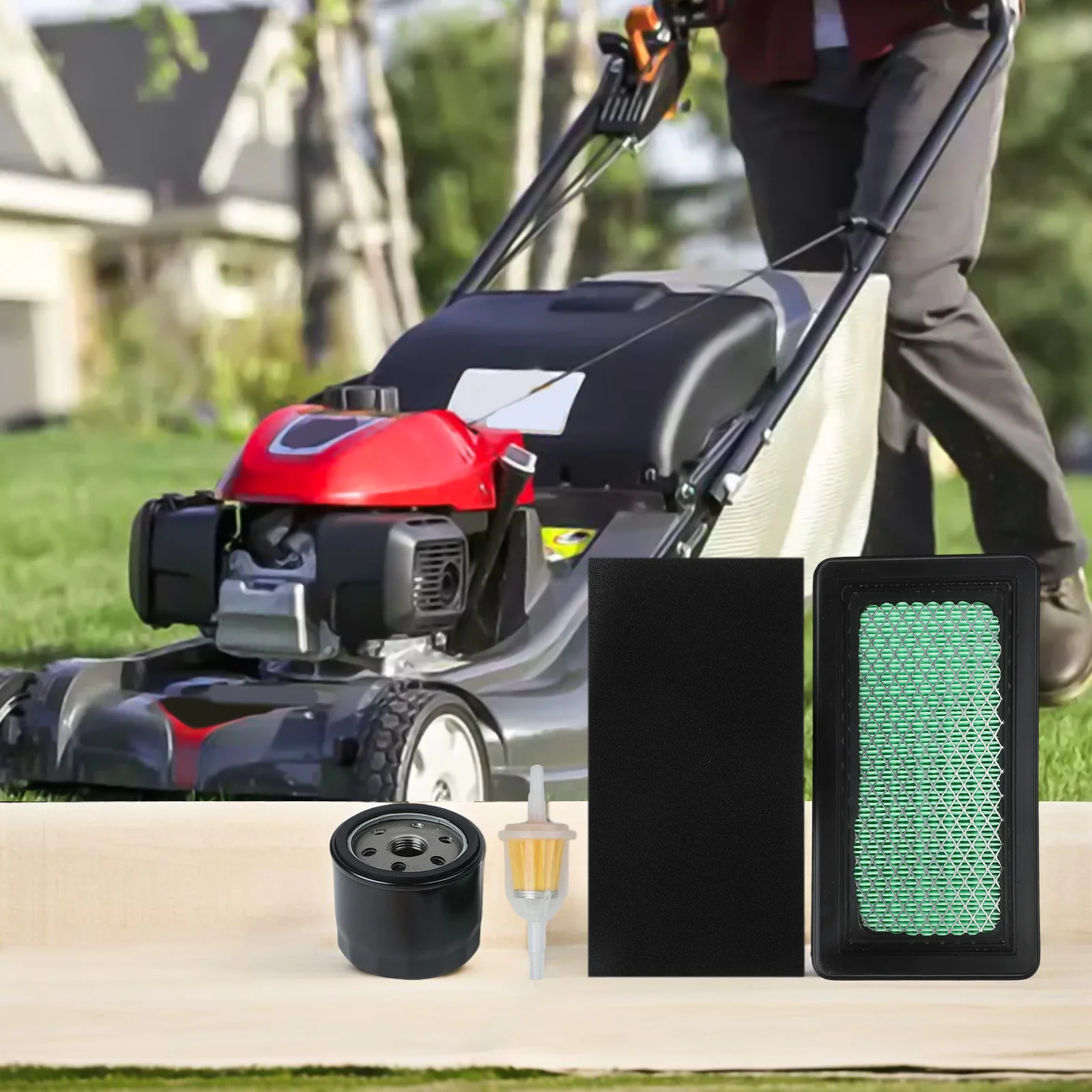 Black GCV520 Filter Kit Engine Performance Enhancement Essential Engine Parts Improved Fuel Efficiency Outdoor Equipment Repairs