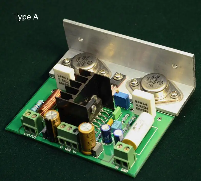 

Finshed upc1342v hifi diy high-power 100W Mono power amplifier board Adjustable Class A