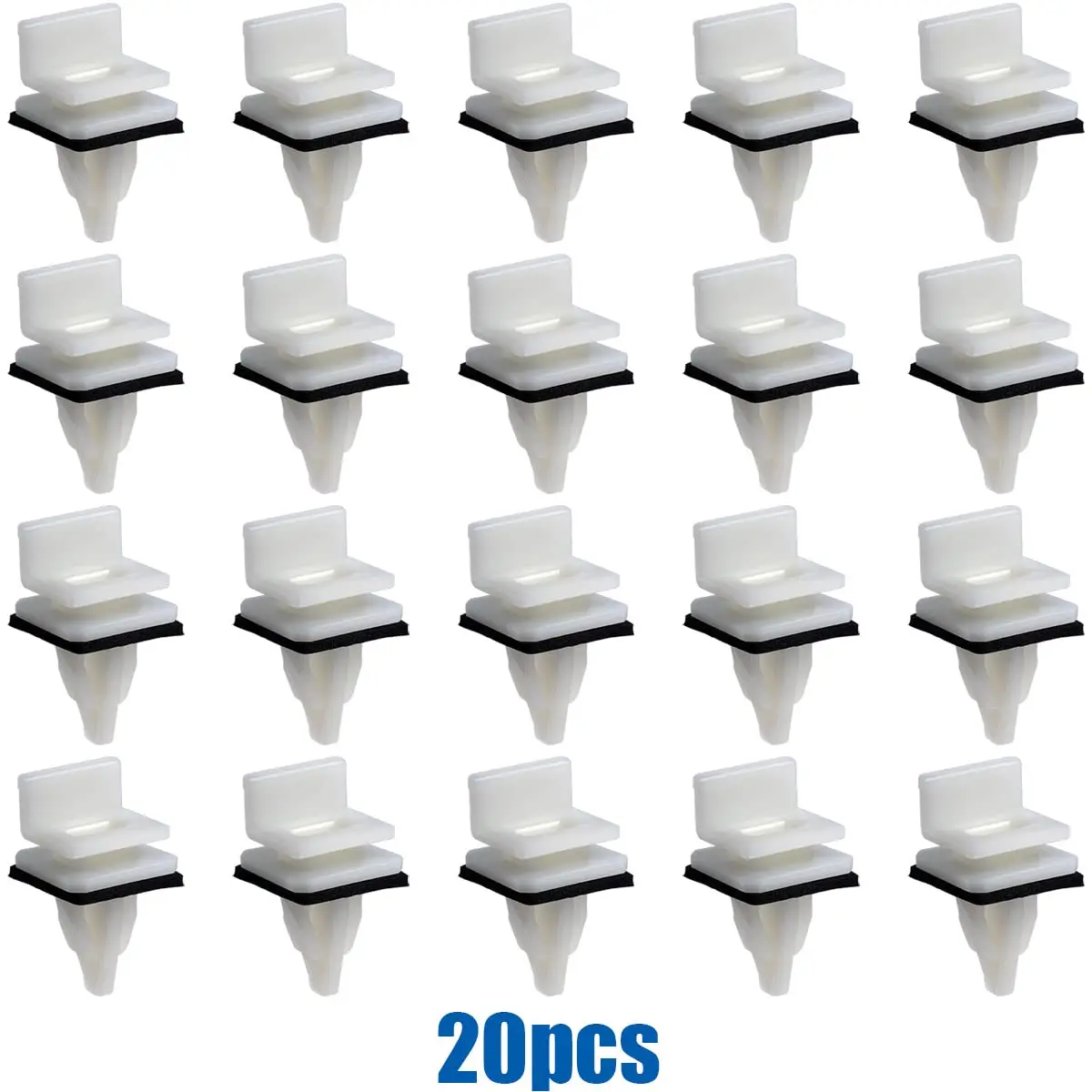 20pcs 91513-SM4-000 Rocker Panel Moulding Clip For Accord Civic For Acura Legend Vigor Integra 91513SM4000 Car Accessories