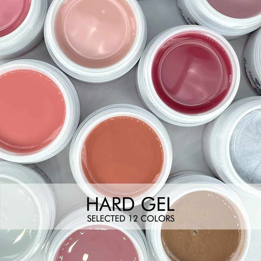 Gel duro 30ml para extensión de uñas, blanco lechoso, constructor autonivelante, refuerzo, camuflaje, manicura 5