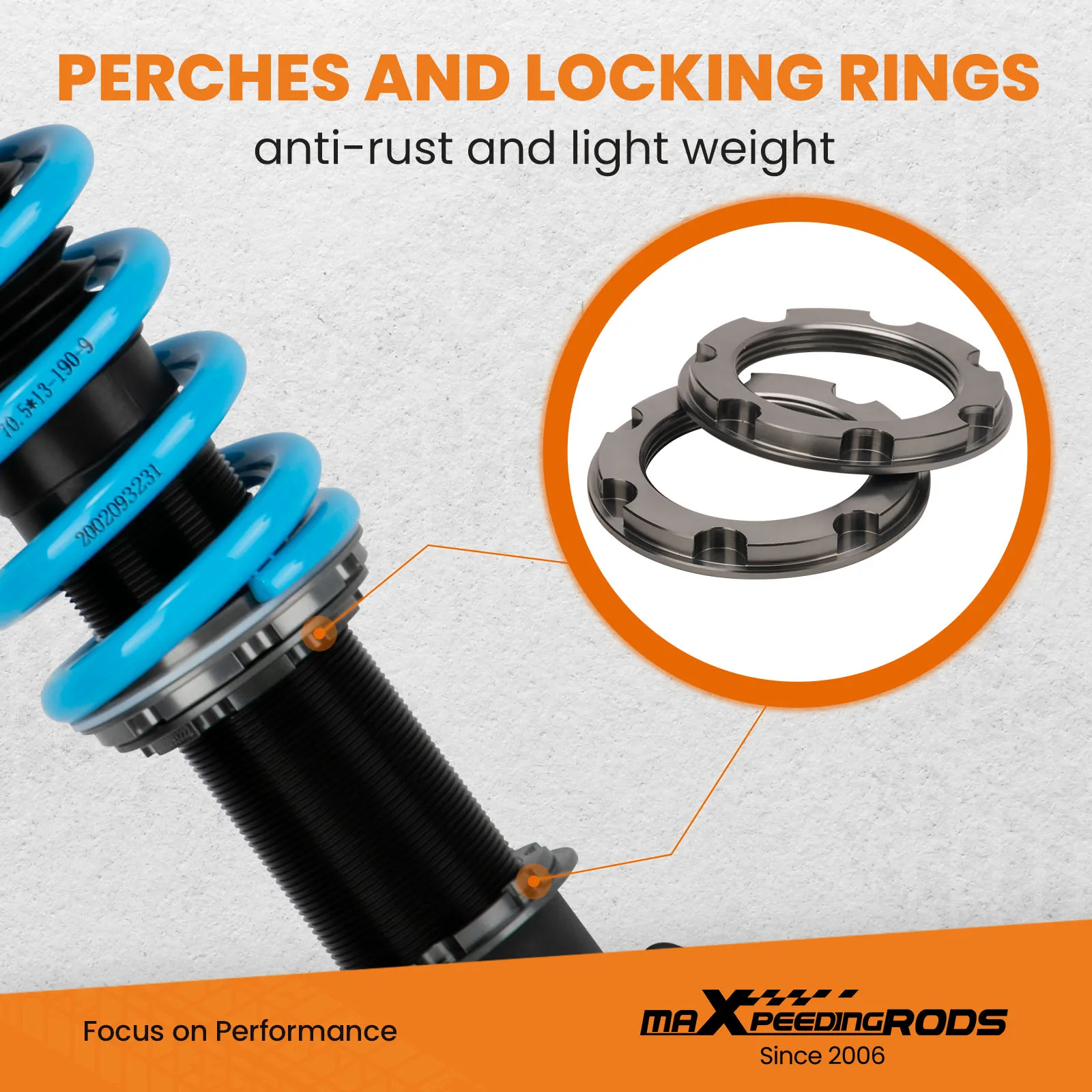 MaXpeedingrods 24 Way Damper Coilover Suspension For Subaru Impreza WRX GDA GDB 02-07 SAAB Shock Absorber