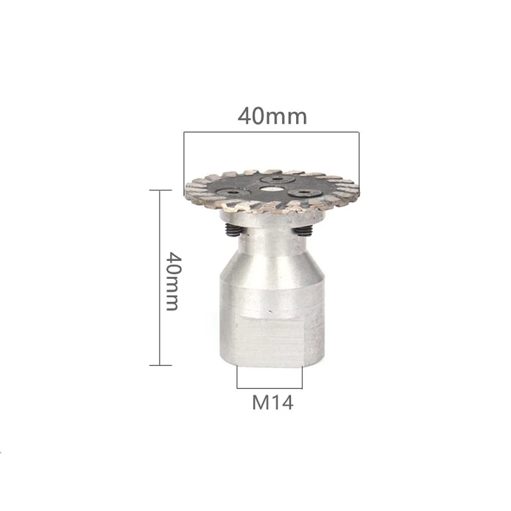 Imagem -03 - Diamond Carving Grinding Saw Blade Flange Removível Discos de Lâmina para Mármore Concreto Granito Telha de Pedra Ferramentas Elétricas 40 mm 50 mm Thread