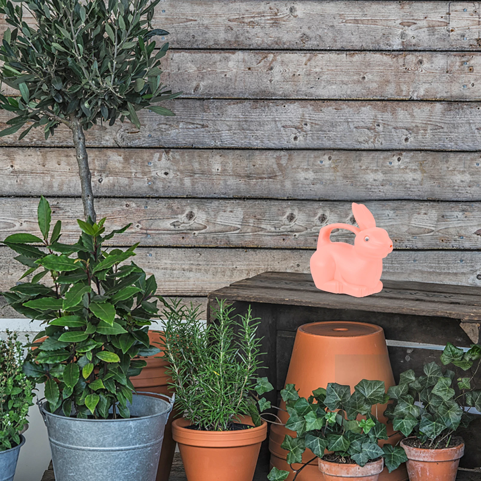 

Plastic Watering Can Rabbit Sprinkler Kettle Kids Animal Cute Pot Outdoor Garden Durable Safe Premium Material Bunny Shape