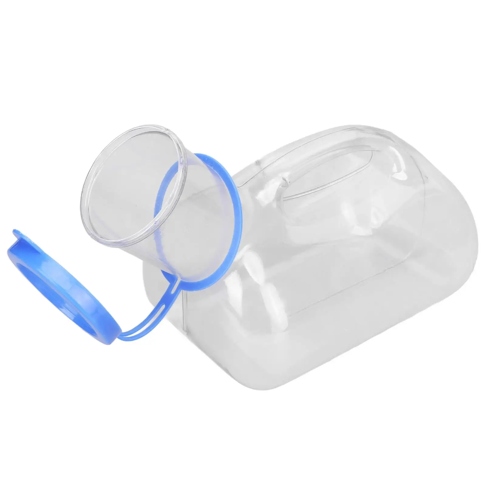 

Portable Male Urinal with Lid 1000ML Clear Plastic Urine Container for elderly Travelers and Disabled Users