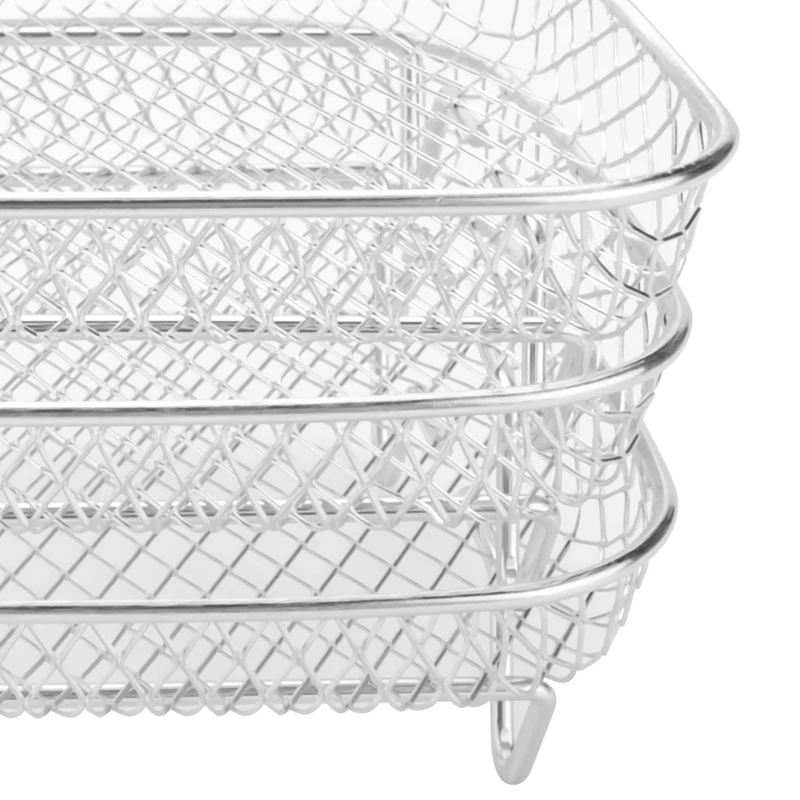 Lucht Friteuse Rek Voor Ninja Dual Xl Air Friteuse, Multi-Layer Dehydrator Rack Toast Rack Voor Ninja Foodi Dz201 Dz40 Air Friteuse
