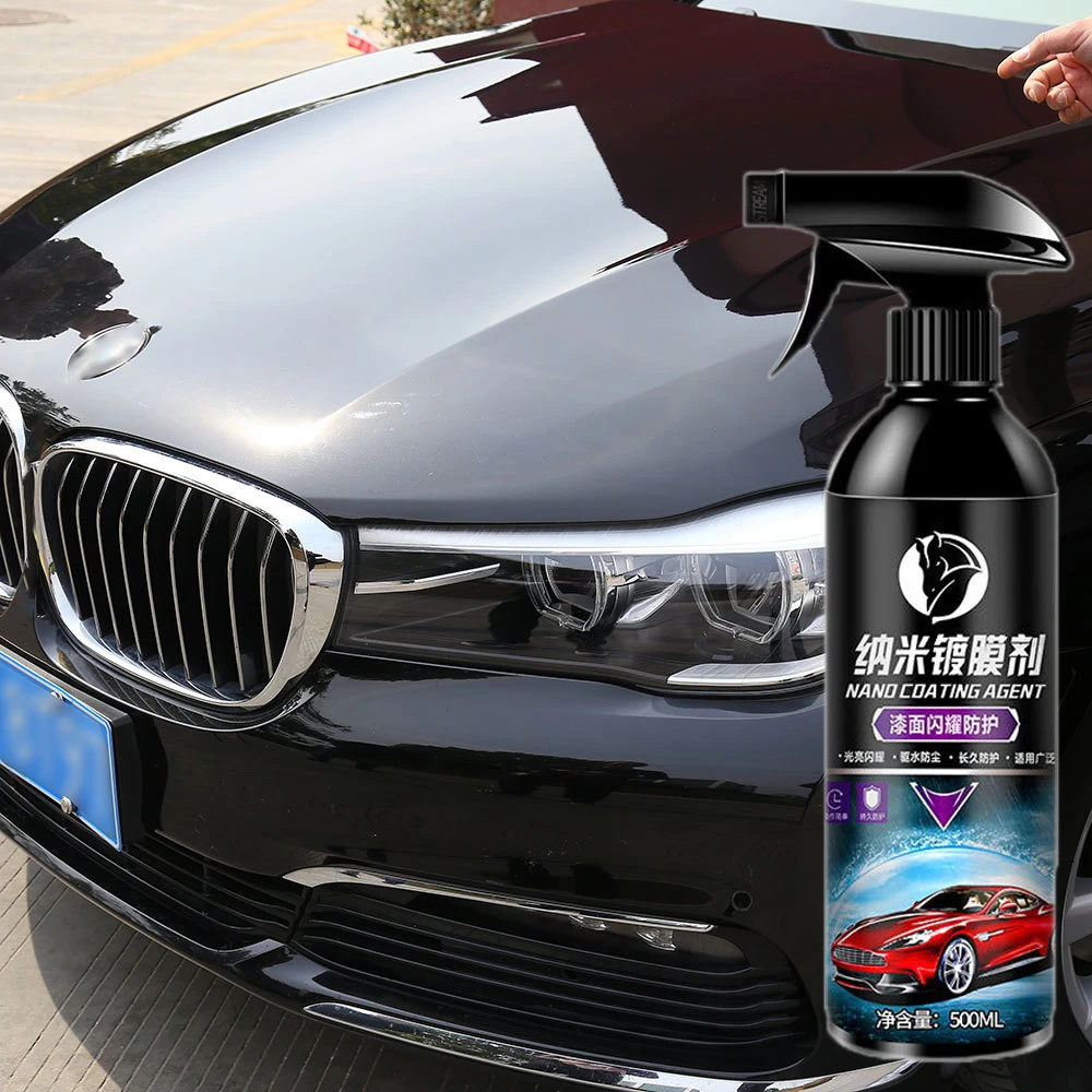 10H 9H Ceramic Car Coating Nano Liquid Glass Plated Crystal Hydrophobic 500ML Waterproof Polishing Paint Hardness Car Polish Wax