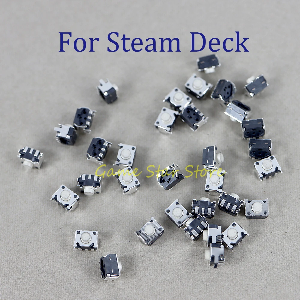 

100 шт. левый/правый микропереключатель для Steam Deck, кнопка-триггер, запасные части для замены