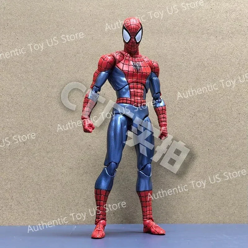 ألعاب Ct الأصلية Mafex 075 The Amazing Spider-Man - Comic Ver. أنيمي عمل نموذج لجسم هدية #3